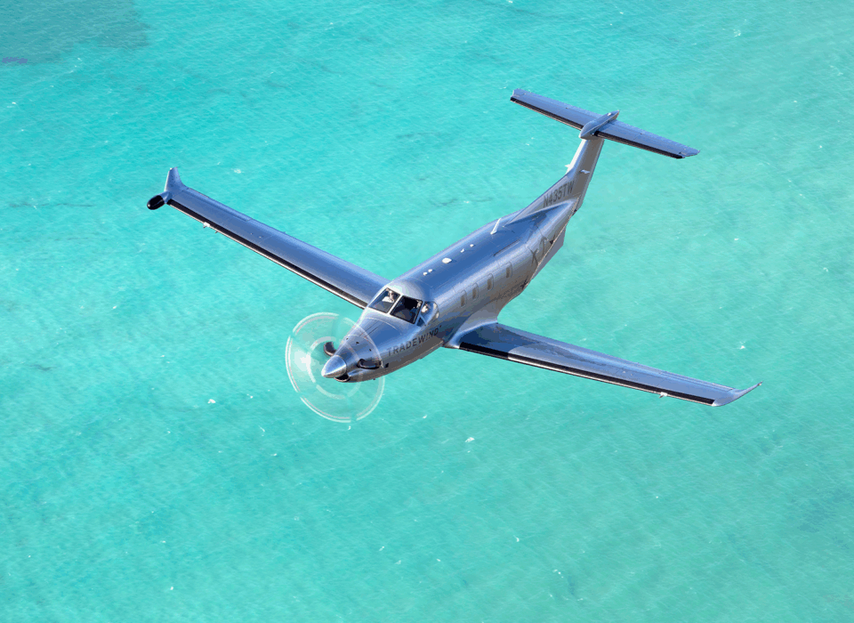 Flights to North Eleuthera on a Tradewind Pilatus plane.