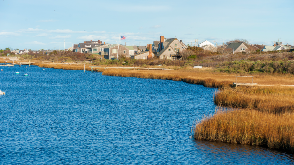 Nantucket inlet in the fall 