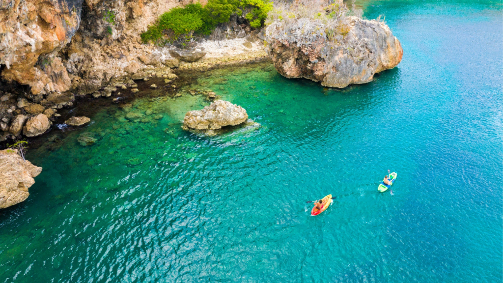 sea kayaks in Anguilla, one of the best Caribbean islands to visit